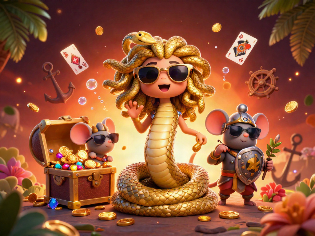 Experience winning strategies with da88 in this vibrant casino-themed illustration.
