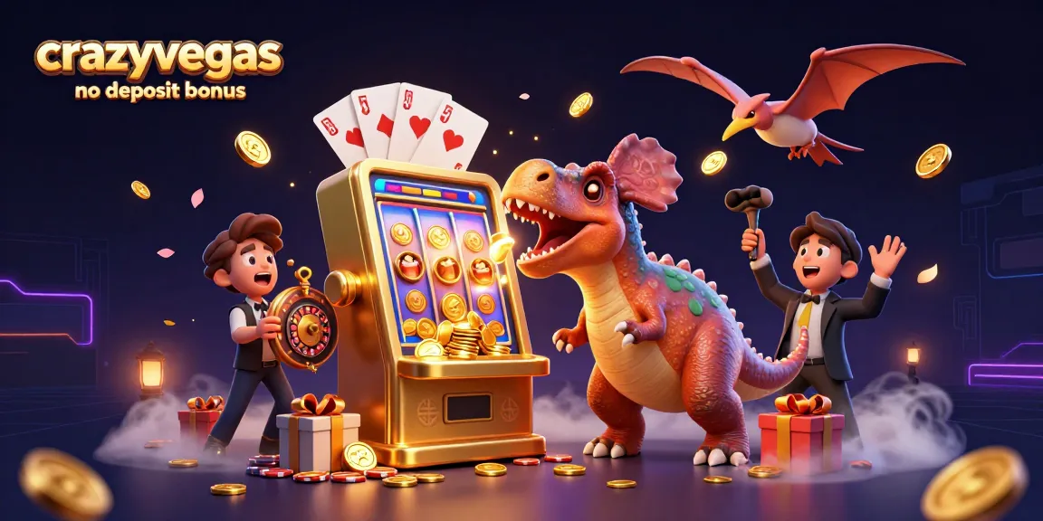 Experience winning thrills with the crazyvegas no deposit bonus in a vibrant casino scene with rich gaming elements.
